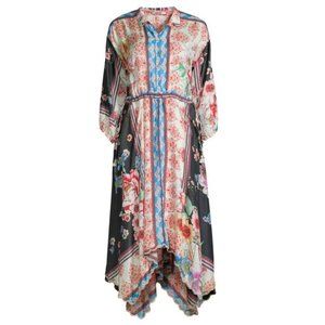 JOHNNY WAS Geana Patsy Silk Dress